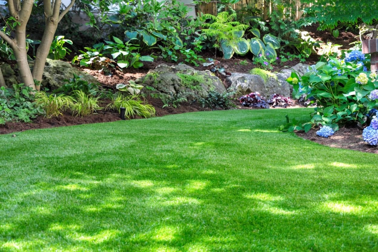 Artificial turf lawn installation in Peoria AZ